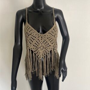 Mushroom Knit Tank Top